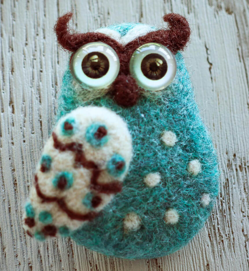 Owl Brooch